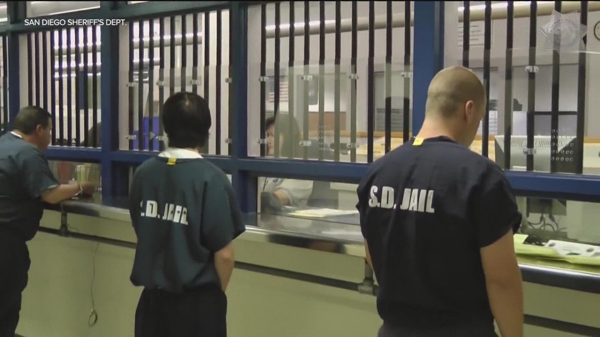 The San Diego Sheriff's Department change how they medically screen inmates into the jail system.