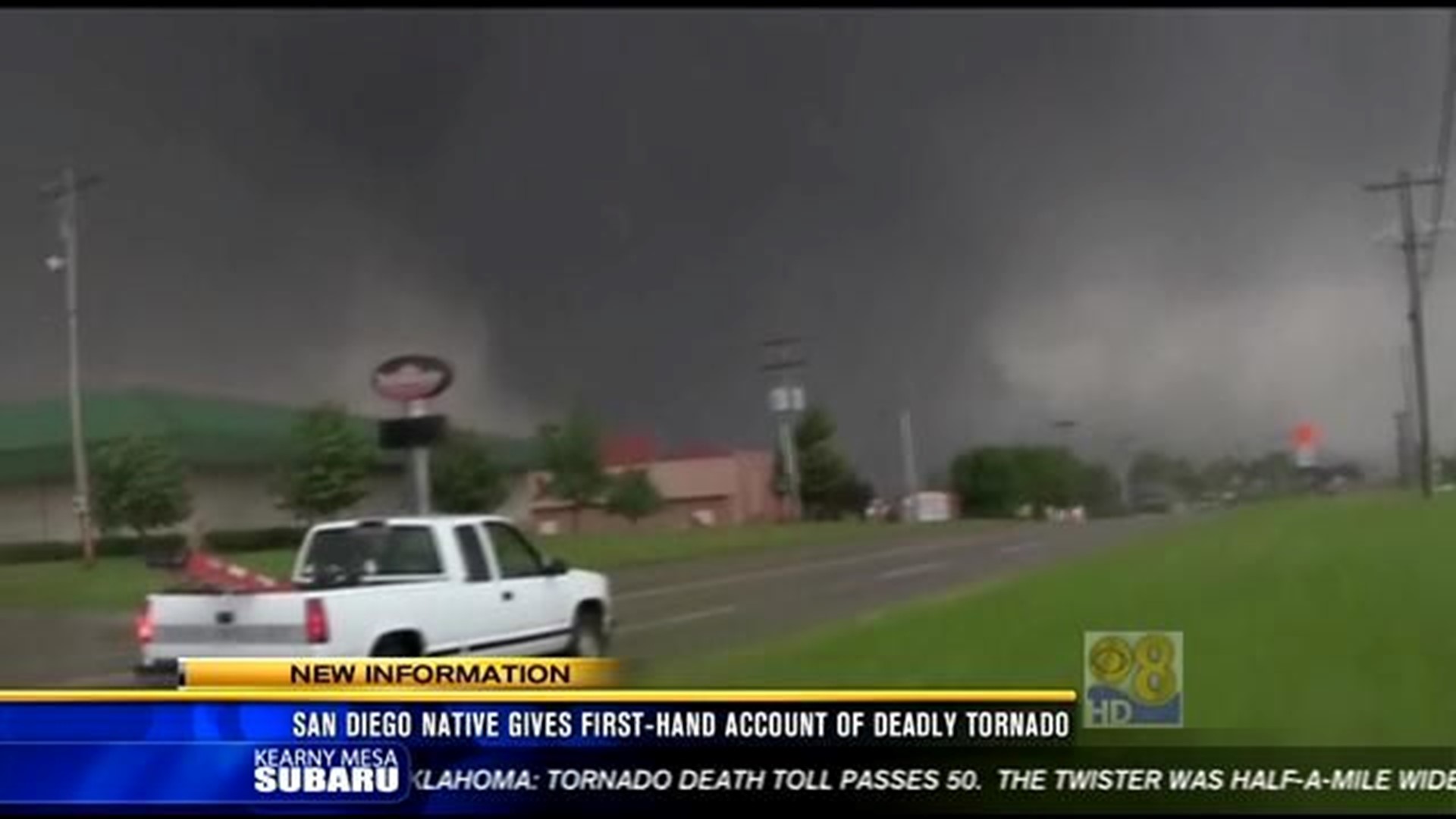 San Diego native gives firsthand account of deadly tornado
