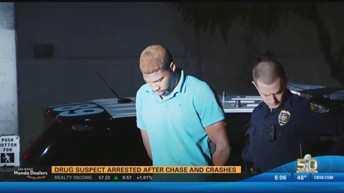 Drug suspect arrested after chase in City Heights | cbs8.com