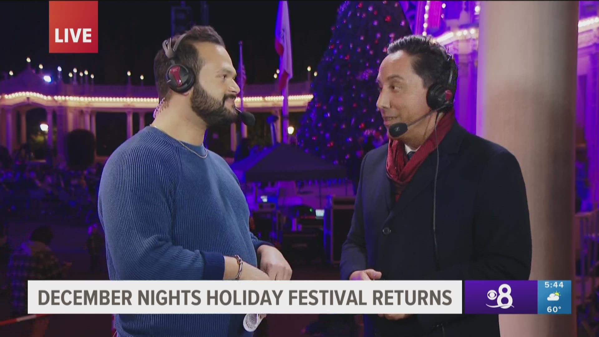 December Nights was held Balboa Park Dec. 2-3 and CBS 8 was there for the official tree lighting.