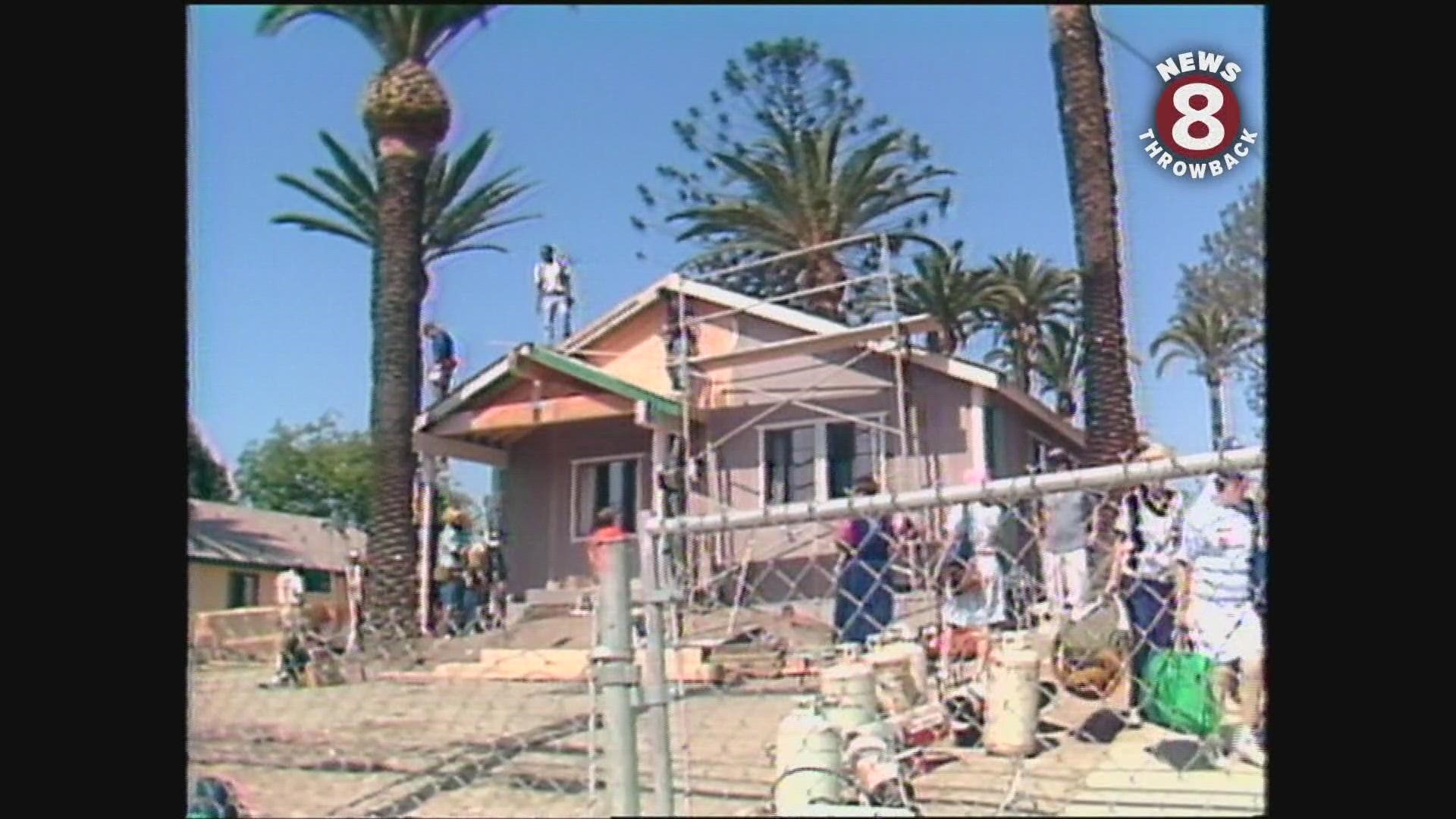 1990 Habitat for Humanity in San Diego with Jimmy and Rosalynn Carter