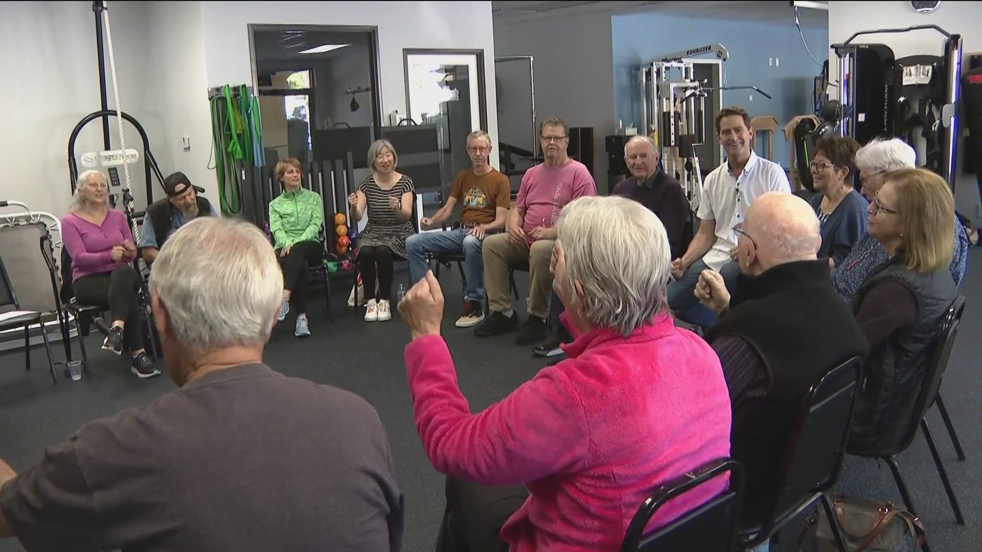 Free community group offers people living with Parkinson's Disease support and voice therapy.