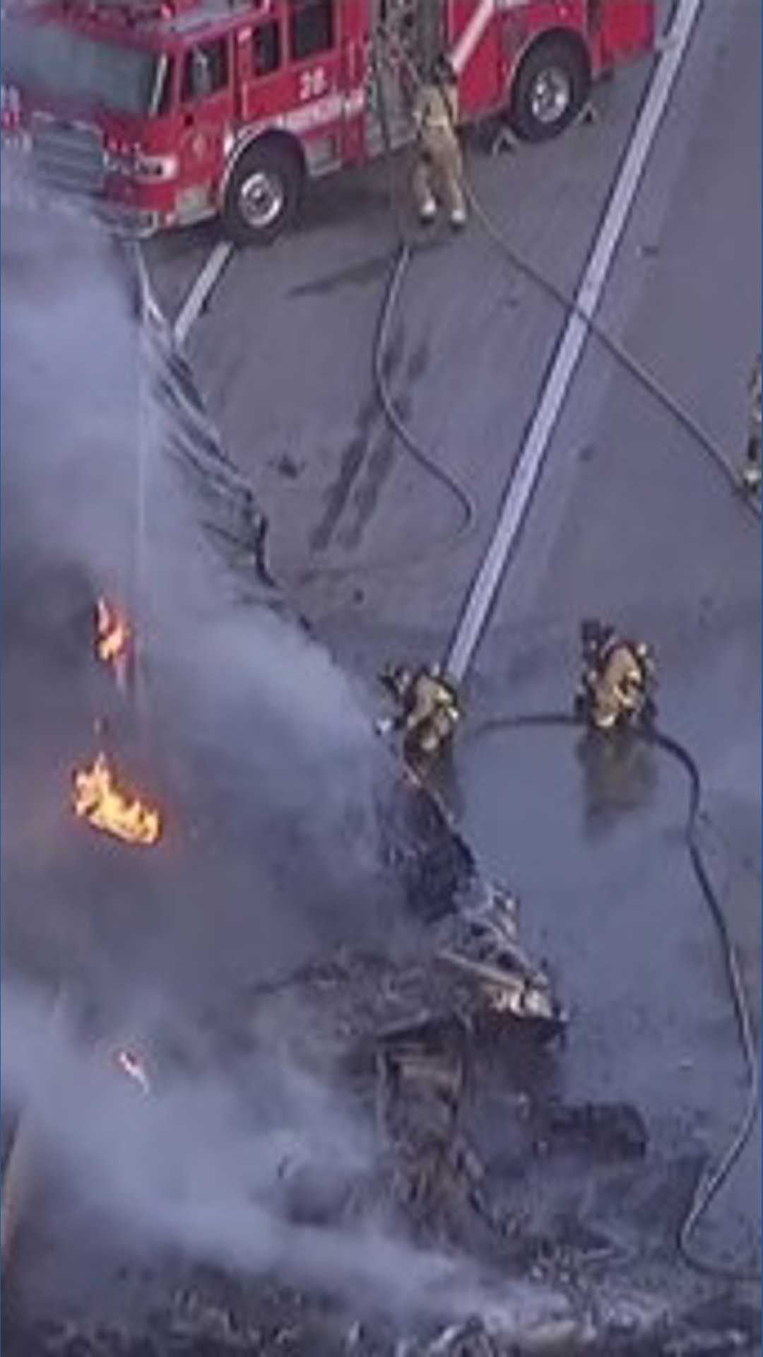 One dead after semi-truck catches fire on southbound I-805 in Mission ...