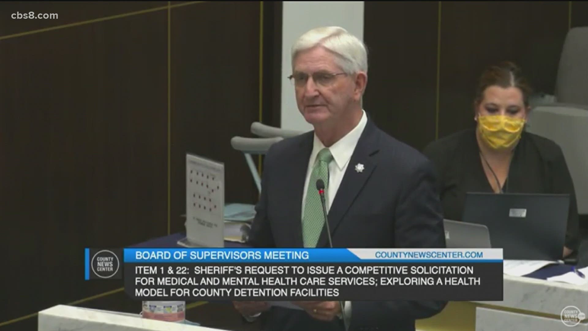 Sheriff Bill Gore will review the plan, and officials will also put out requests for proposals from private contractors to handle those duties.