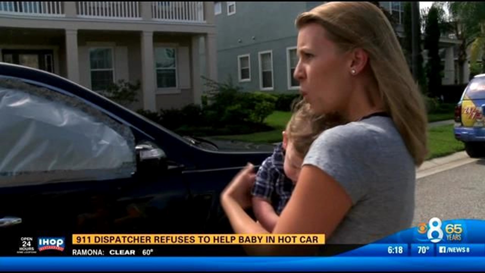 Police: 911 botches call about child locked in car