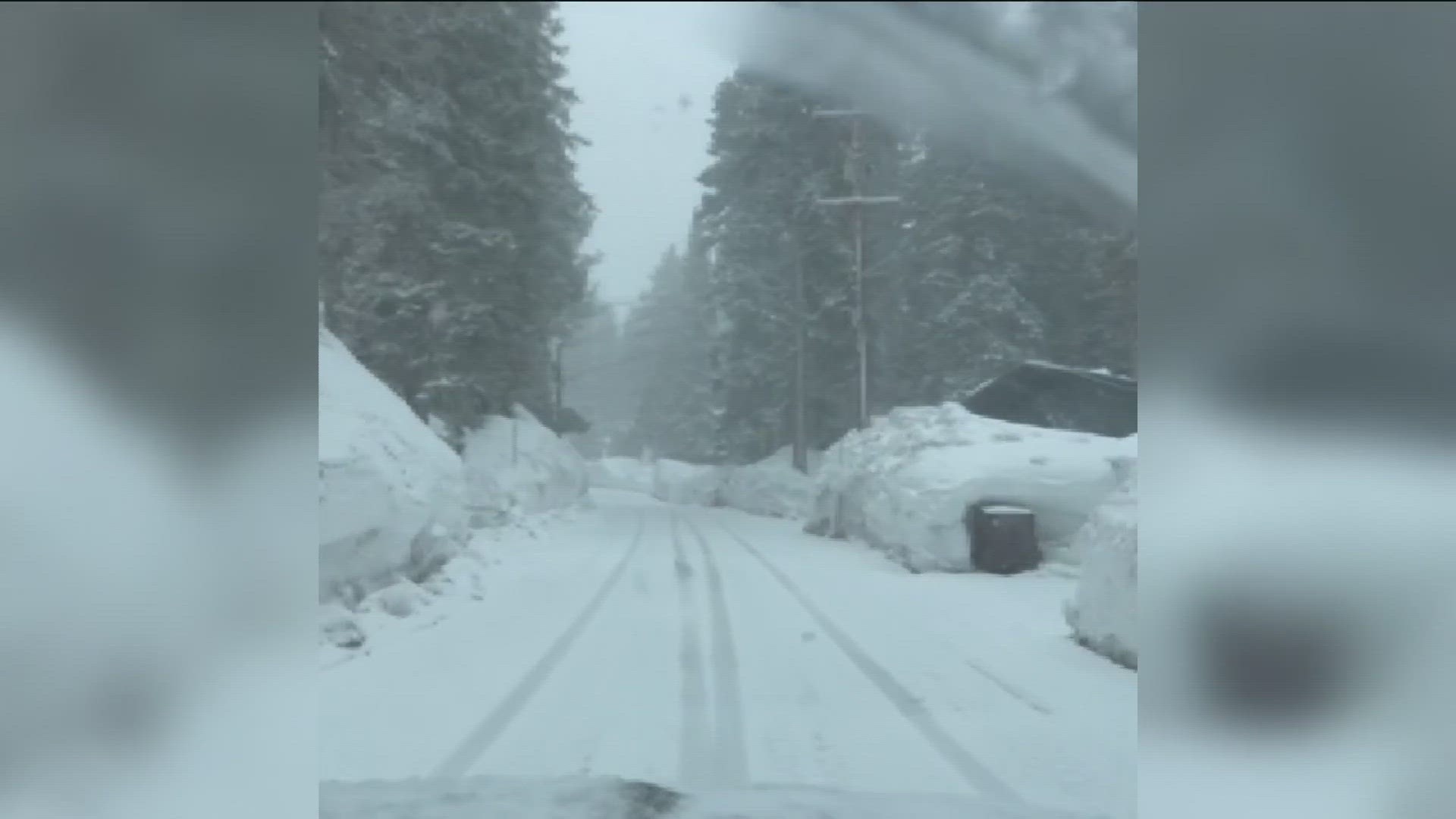 The state's snowpack is averaging 237 percent of the average to date, making it among the deepest on record.