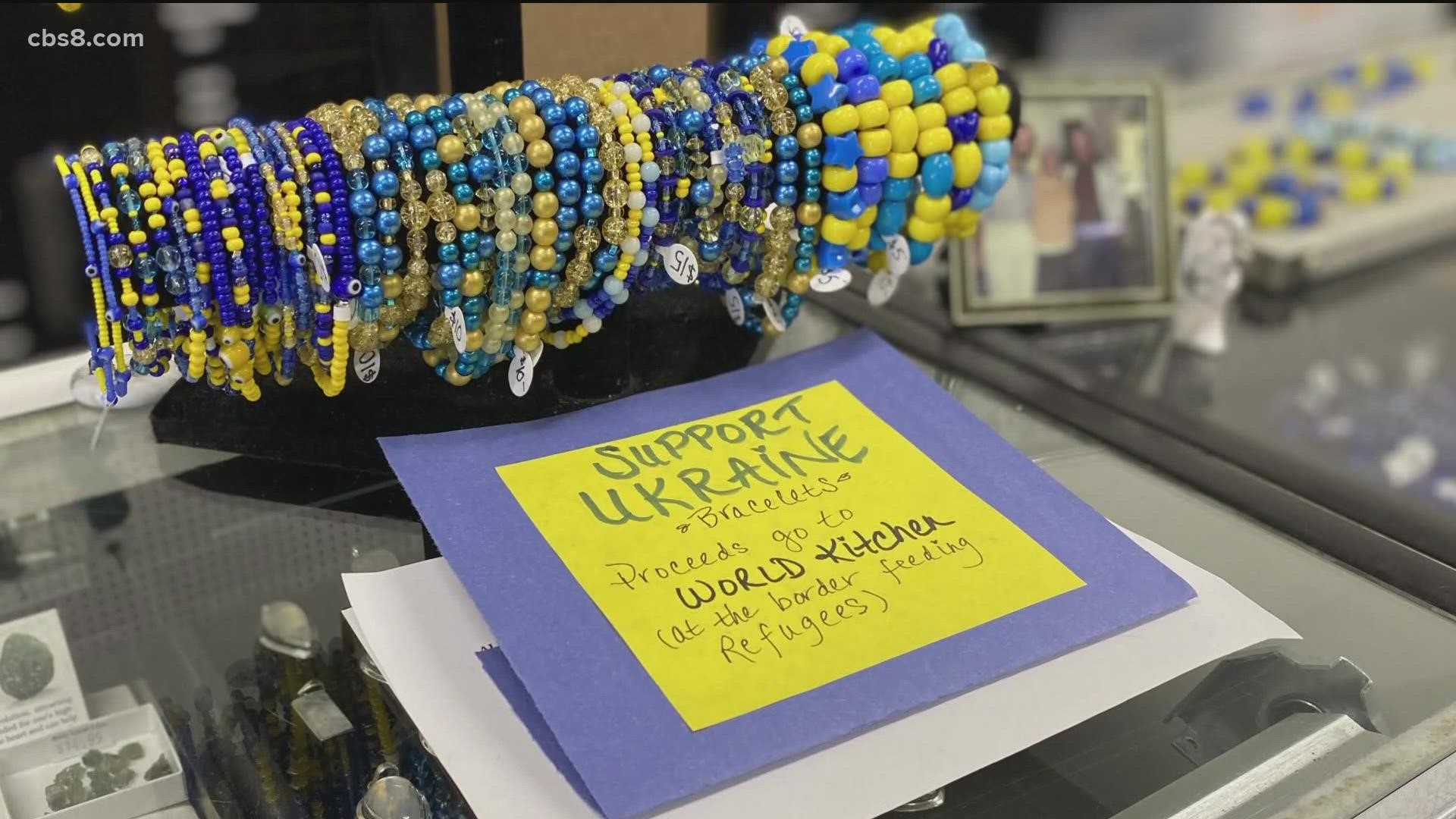 100% of jewelry proceeds are helping the people in Ukraine.