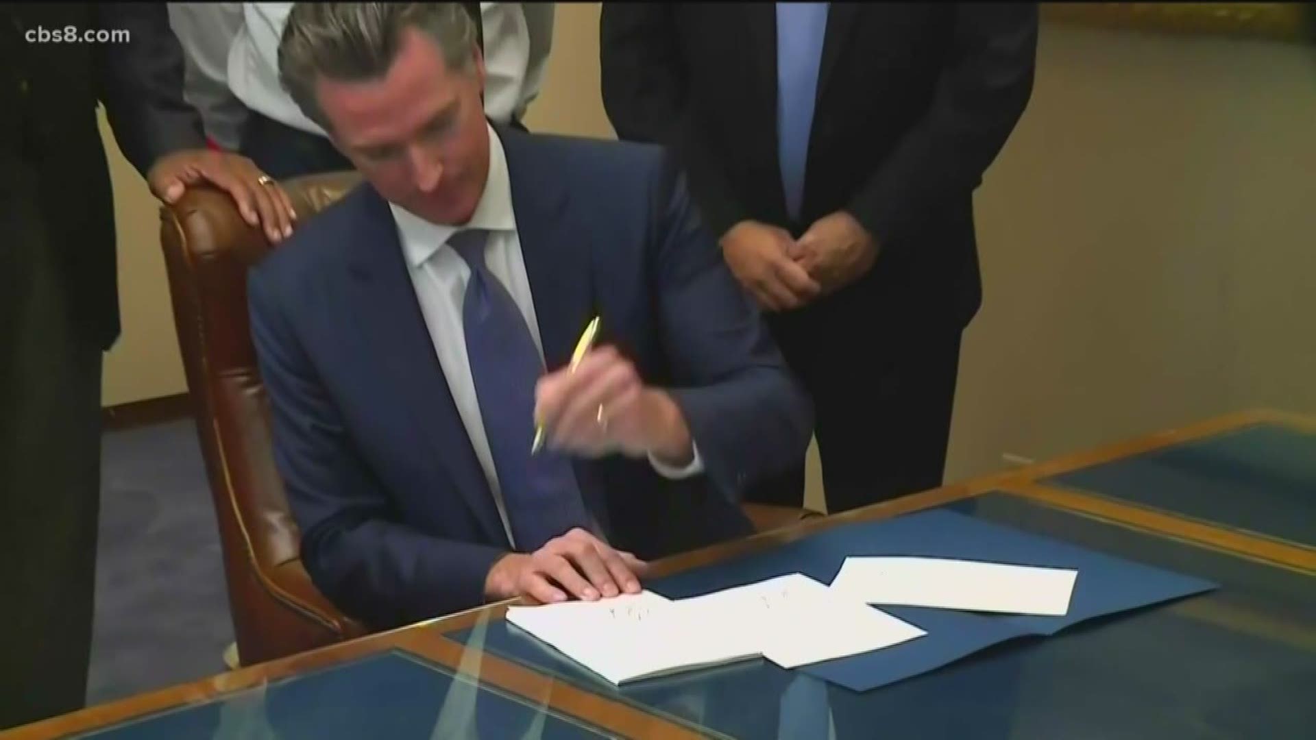 California’s Governor Gavin Newsom ended the legislative year on Sunday by singing 870 bills, of the over 1,000 bills that were brought to his desk.