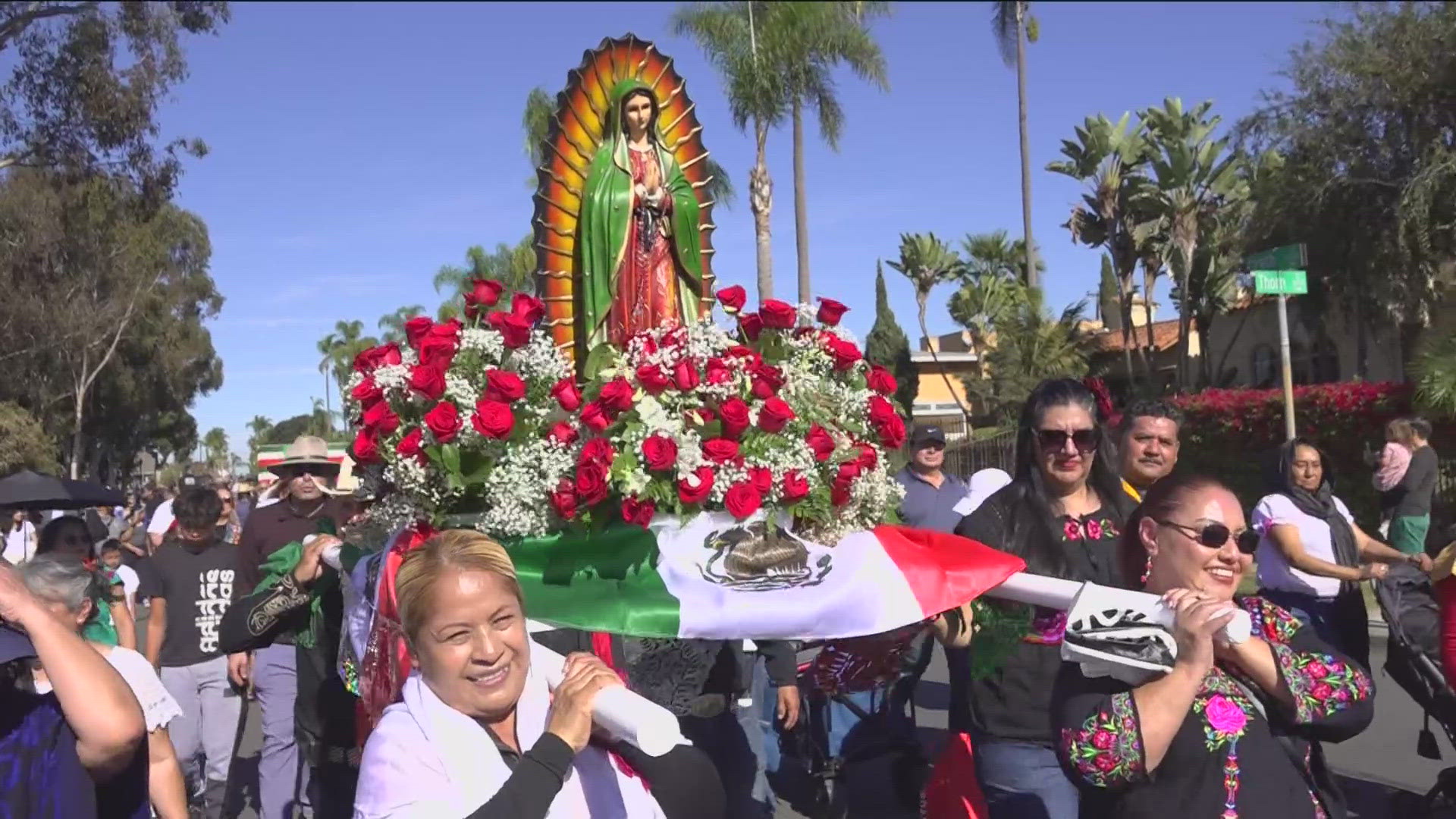 CBS 8's Elizabeth Sanchez reports on the annual event honoring Mexico's patron saint that brought 2,000 faithful followers to North Park.