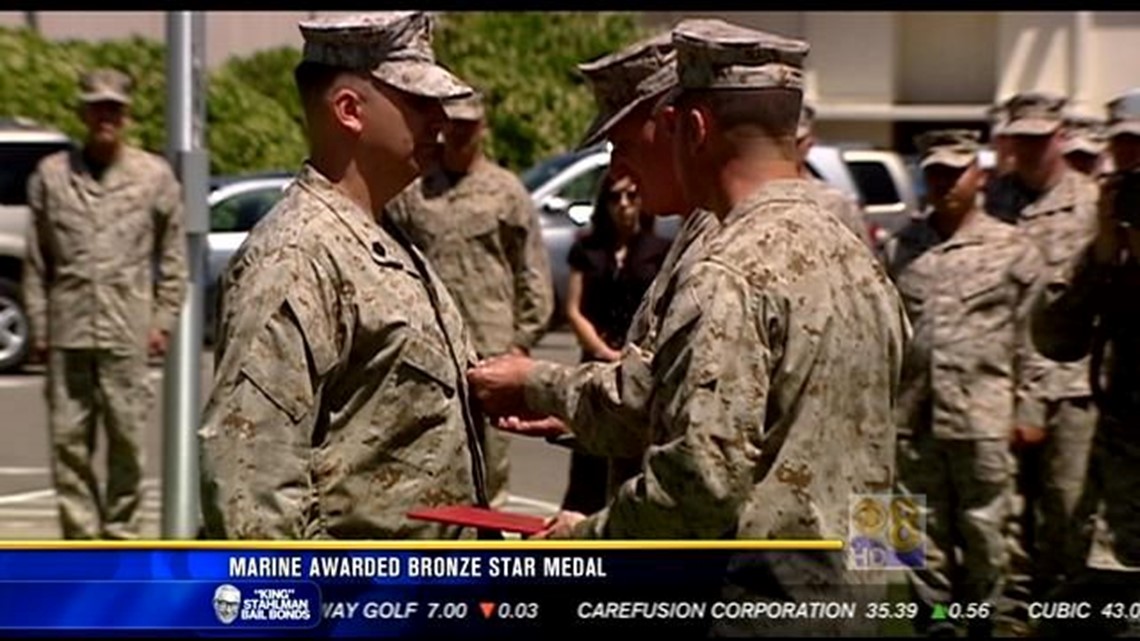 Marine awarded Bronze Star medal