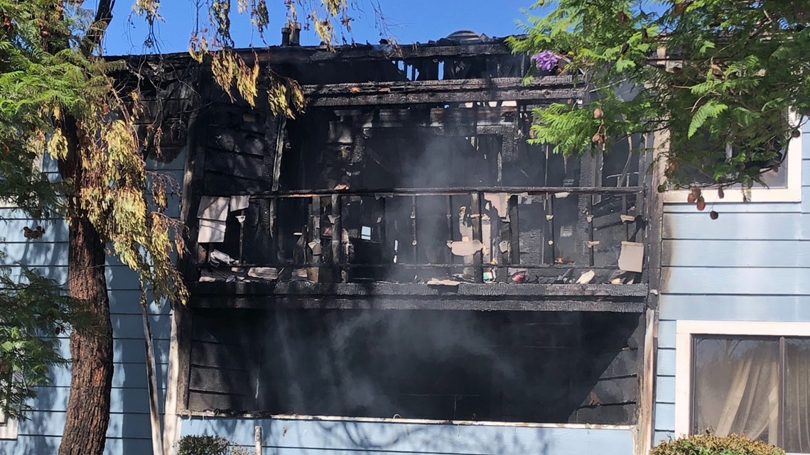 Spring Valley apartment fire damages 12 units | cbs8.com