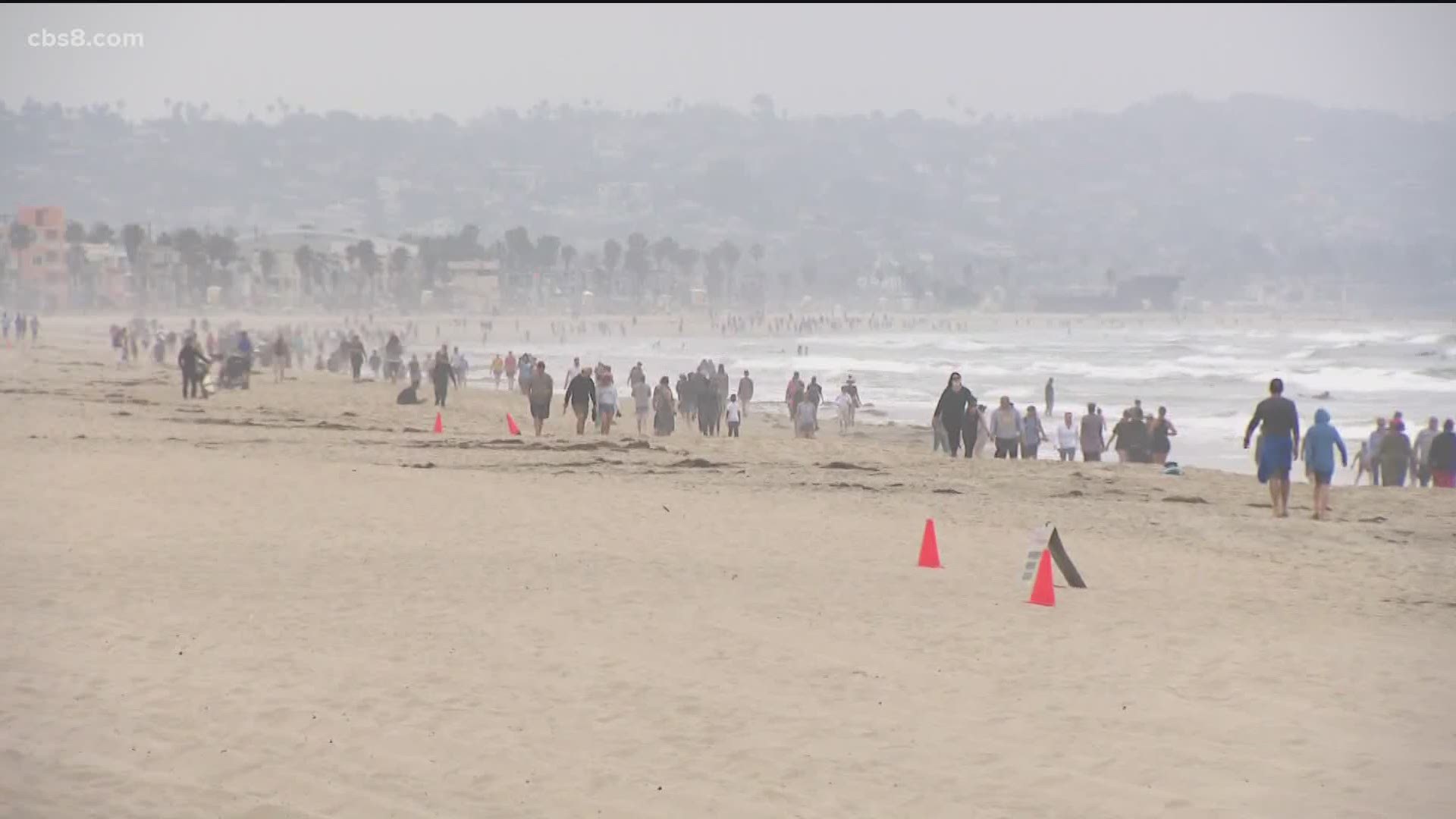 Officials told News 8 for the most part, people followed the rules on San Diego beaches. But, it's been a much different story in other parts of the country.