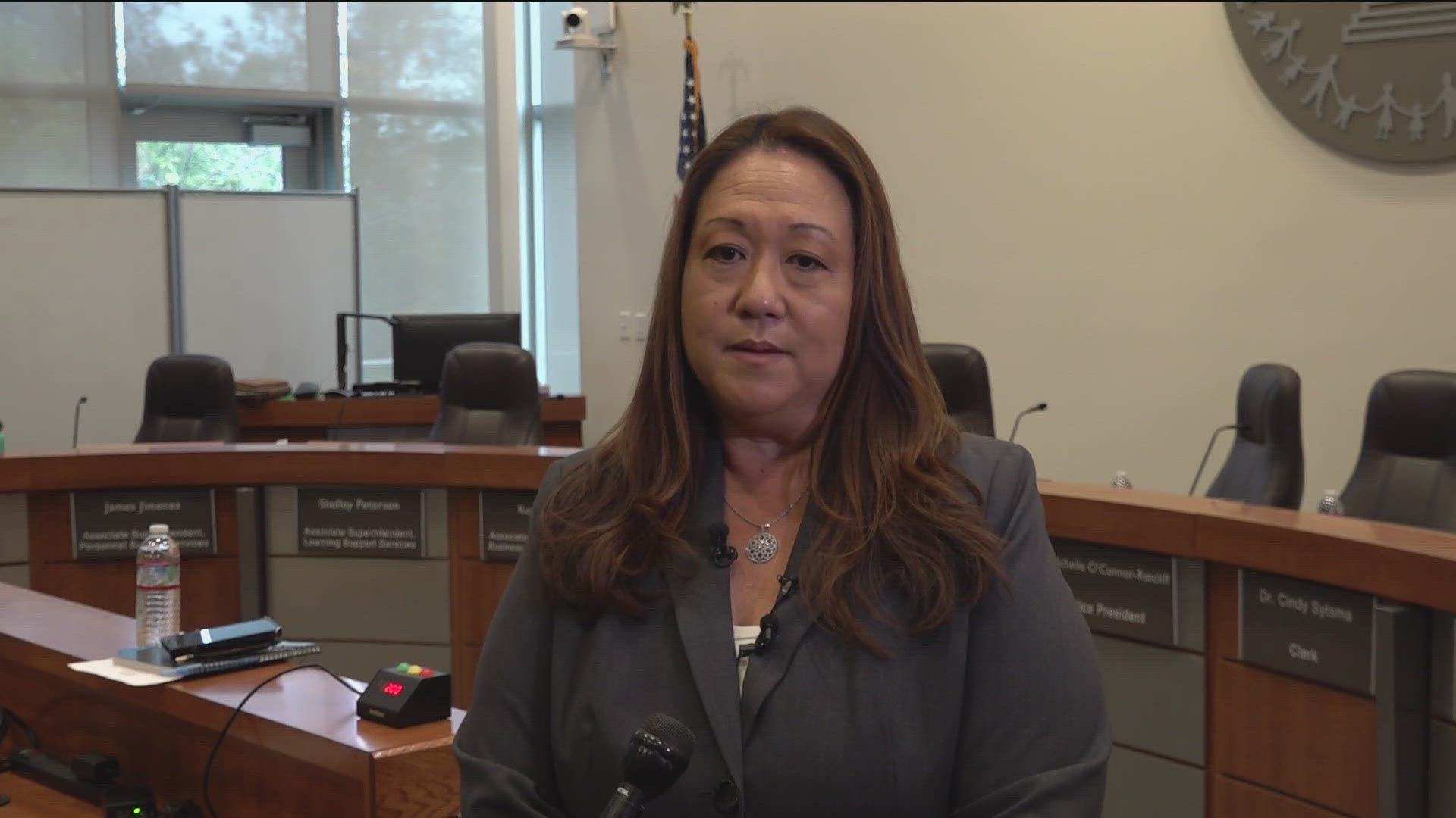 The board of Poway Unified School District voted Tuesday to fire Superintendent Marian Phelps, who has been on administrative leave since February.
