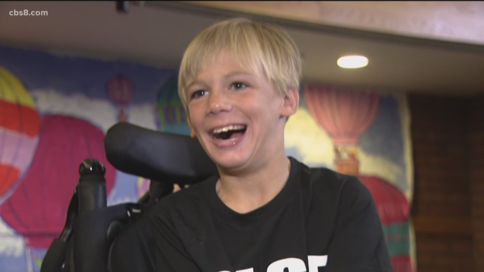 When life tried to knock Laird Murfey down, the third grader with cerebral palsy chose to rise and take the stage.