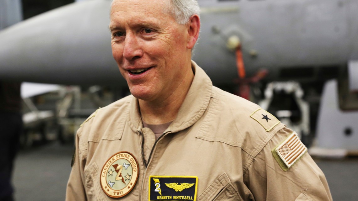 Vice Admiral Kenneth Whitesell Takes Over As Navy 'Air Boss' | Cbs8.com