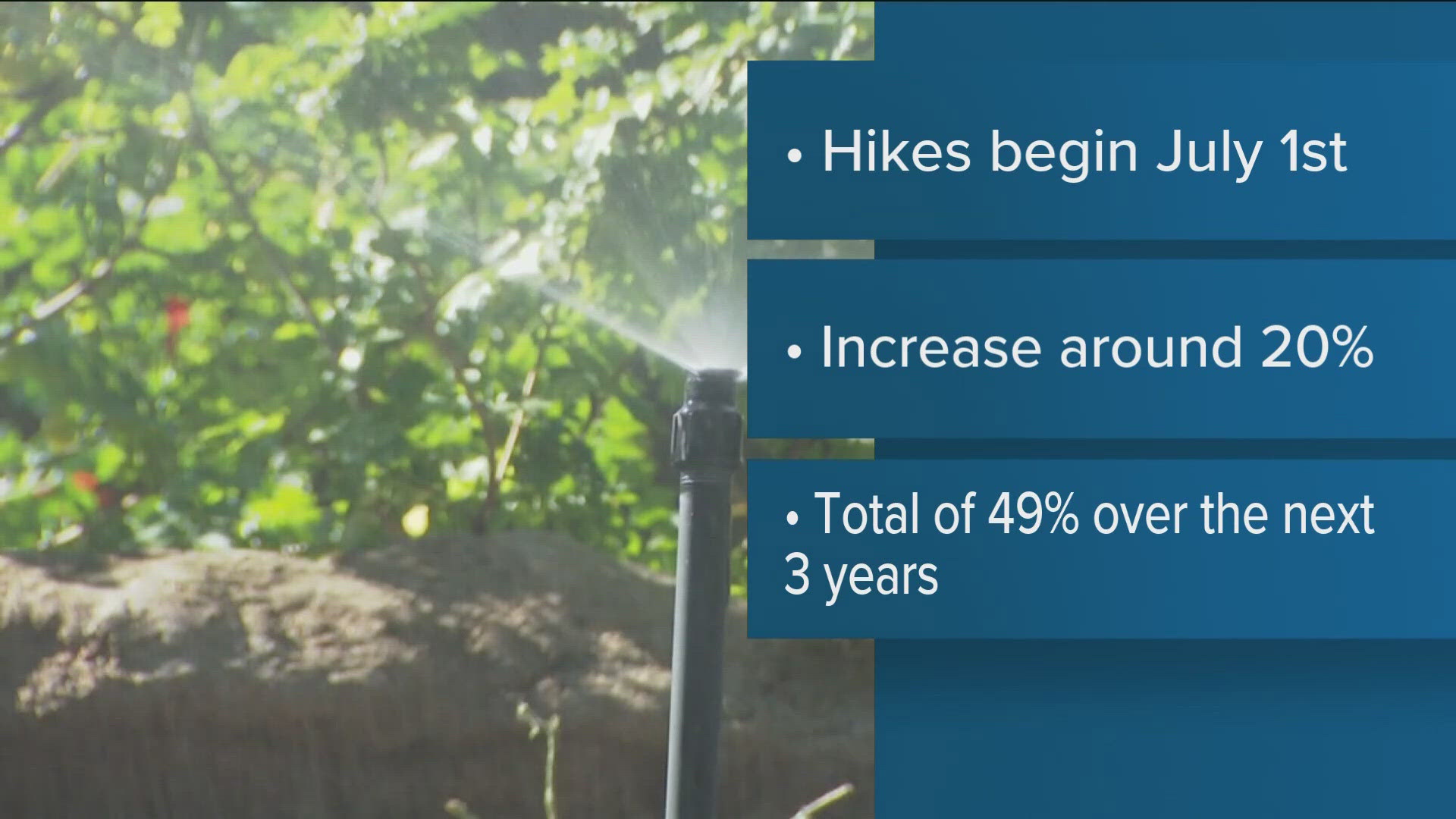 The plan is designed to help the city cover the rising costs