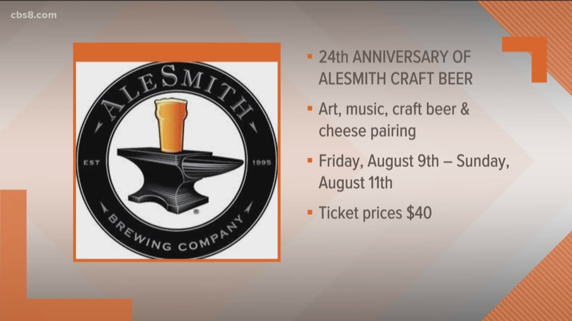 Celebrate 24 years of brewing with AleSmith.