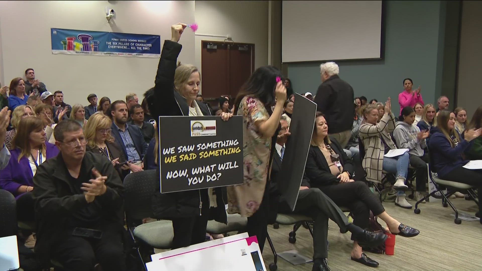 Parents say the school board has turned a blind eye even after being presented with what they describe as a mountain of evidence against the superintendent.