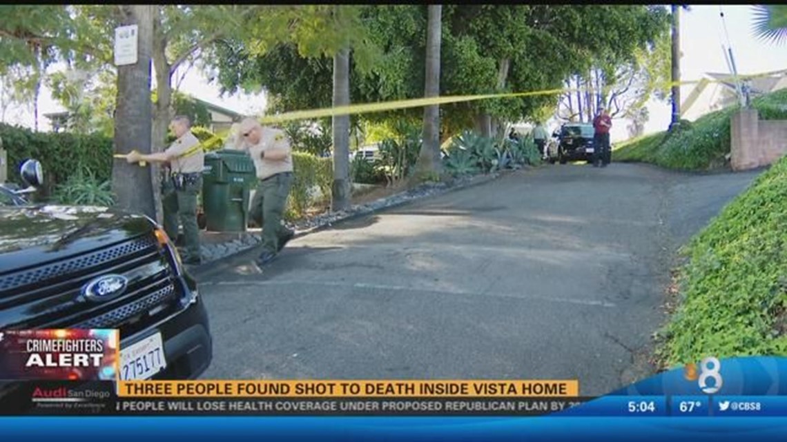 Investigation: Three people found shot to death inside Vista home ...