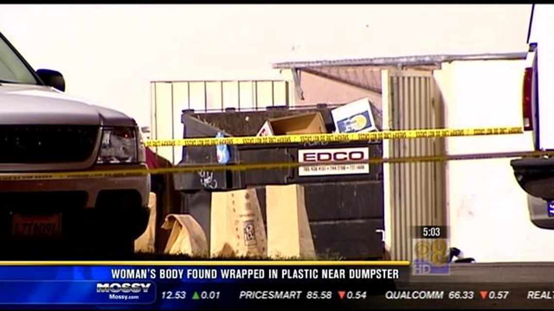 Womans Body Found Wrapped In Plastic Near Dumpster In Vista 3830