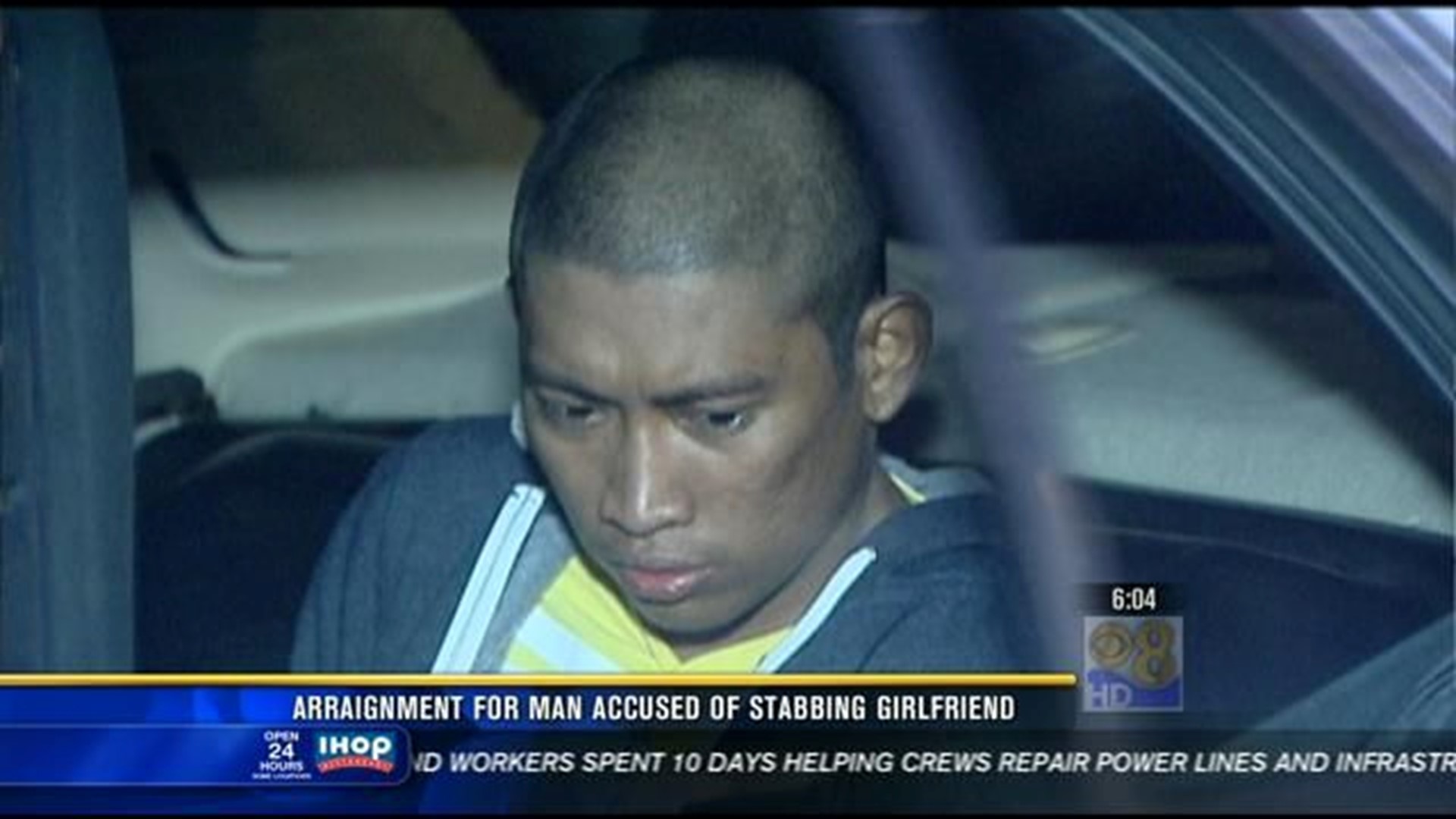 Arraignment for man accused of stabbing girlfriend | cbs8.com