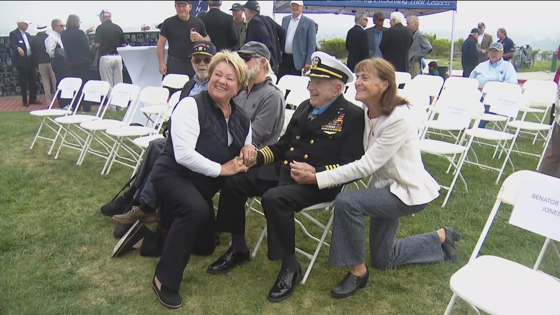Capt. E. Royce Williams honored at Mt. Soledad with ceremony, plaque ...