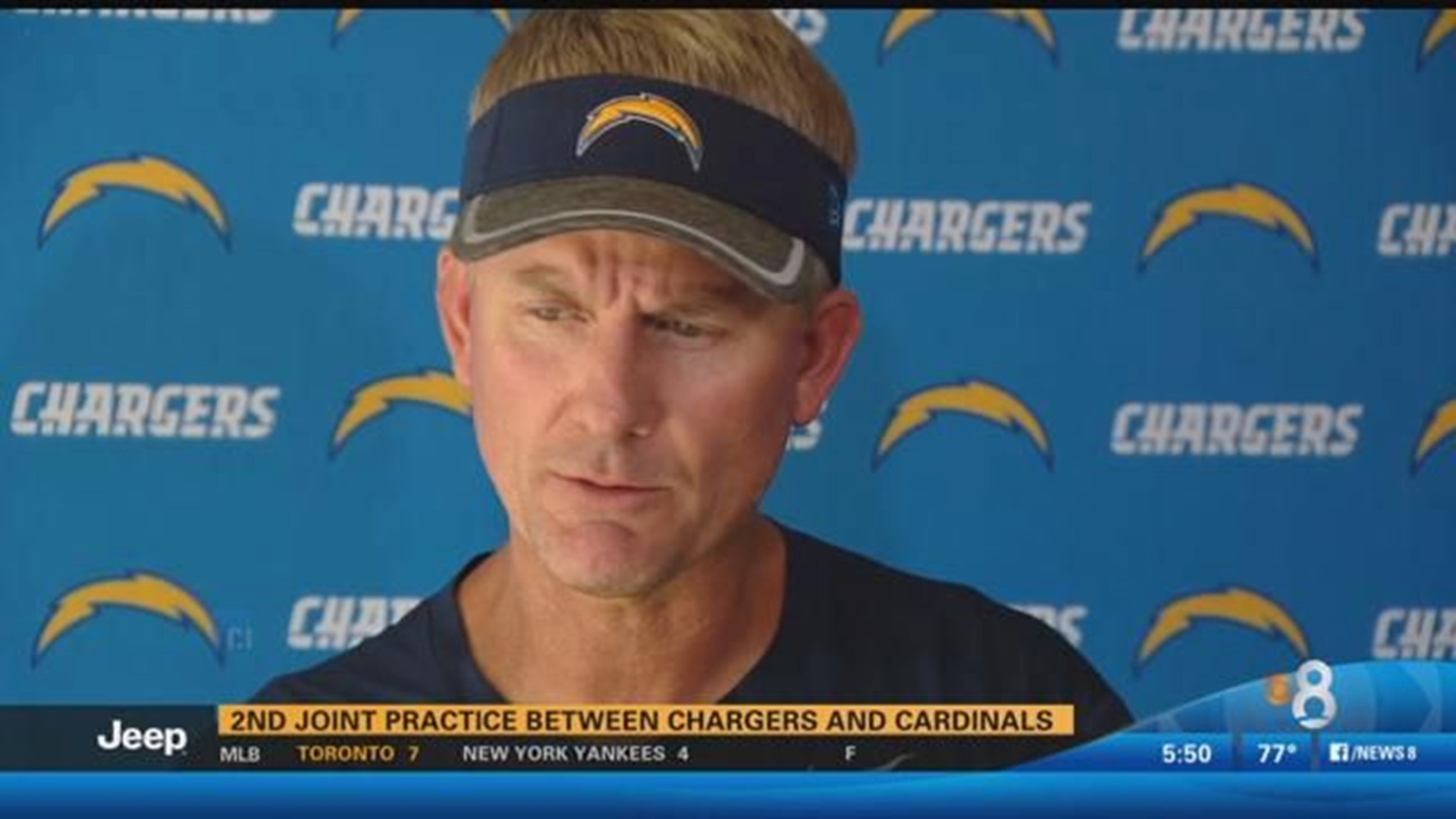 ChargersCards wrap up practices, Arians briefly returns