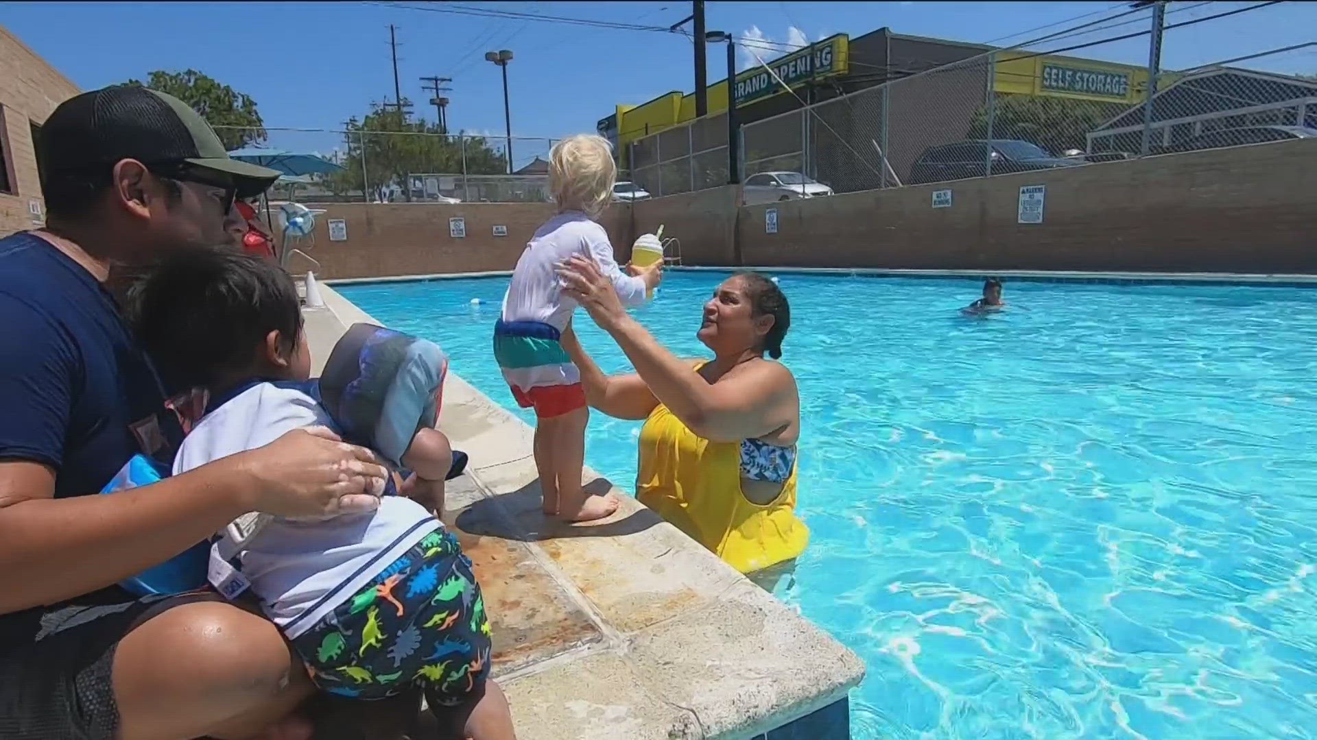 The pool's executive director told CBS 8 in a previous story they couldn't operate this year due to a lifeguard shortage.