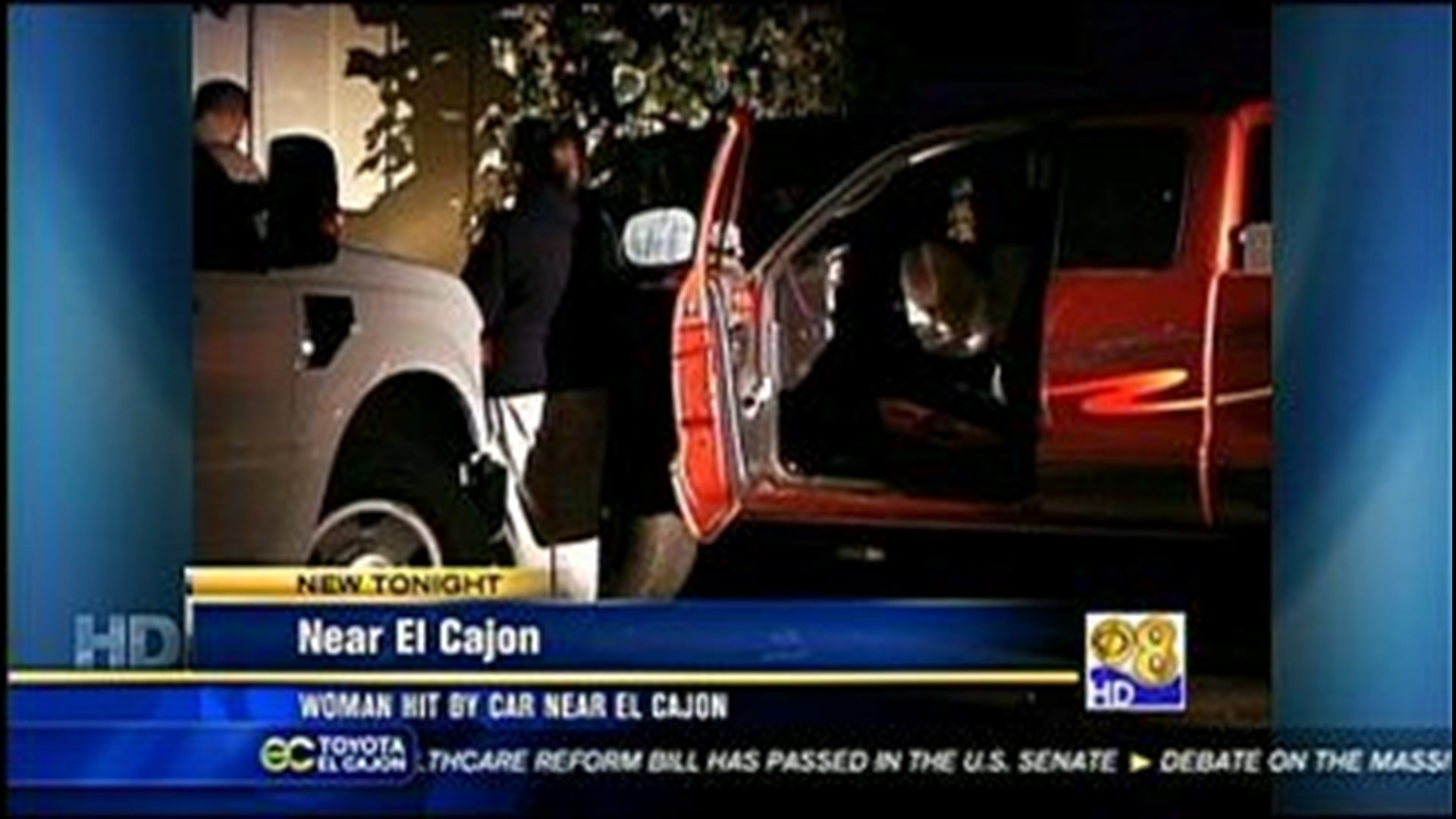 At least 1 killed in car crash north of El Cajon