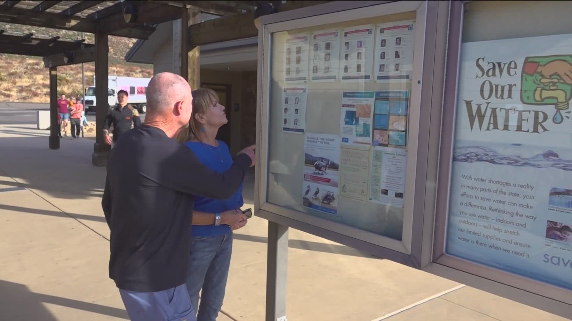 California Department of Justice updates posters regularly, but rest stop posters are outdated. Some kids were found years ago.