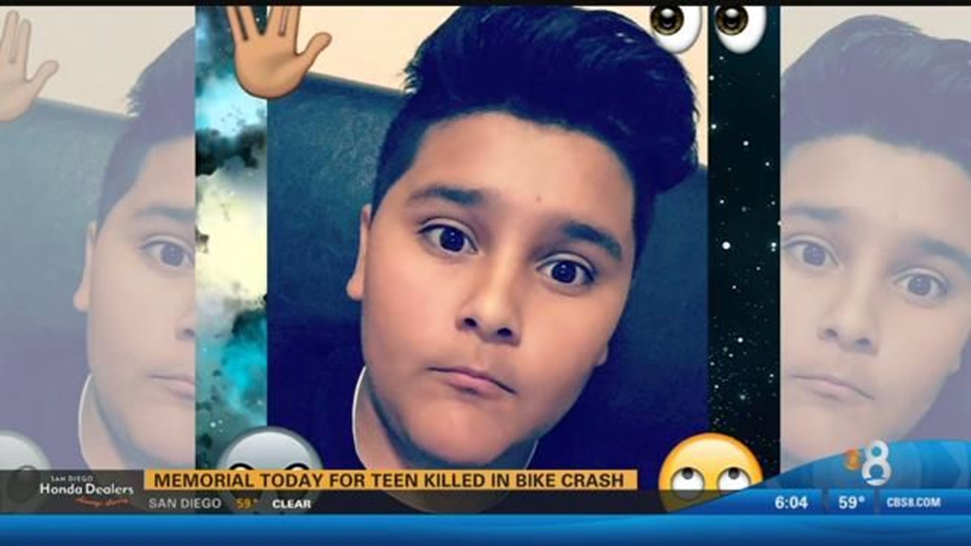 Family mourns loss of teen killed in bike crash | cbs8.com