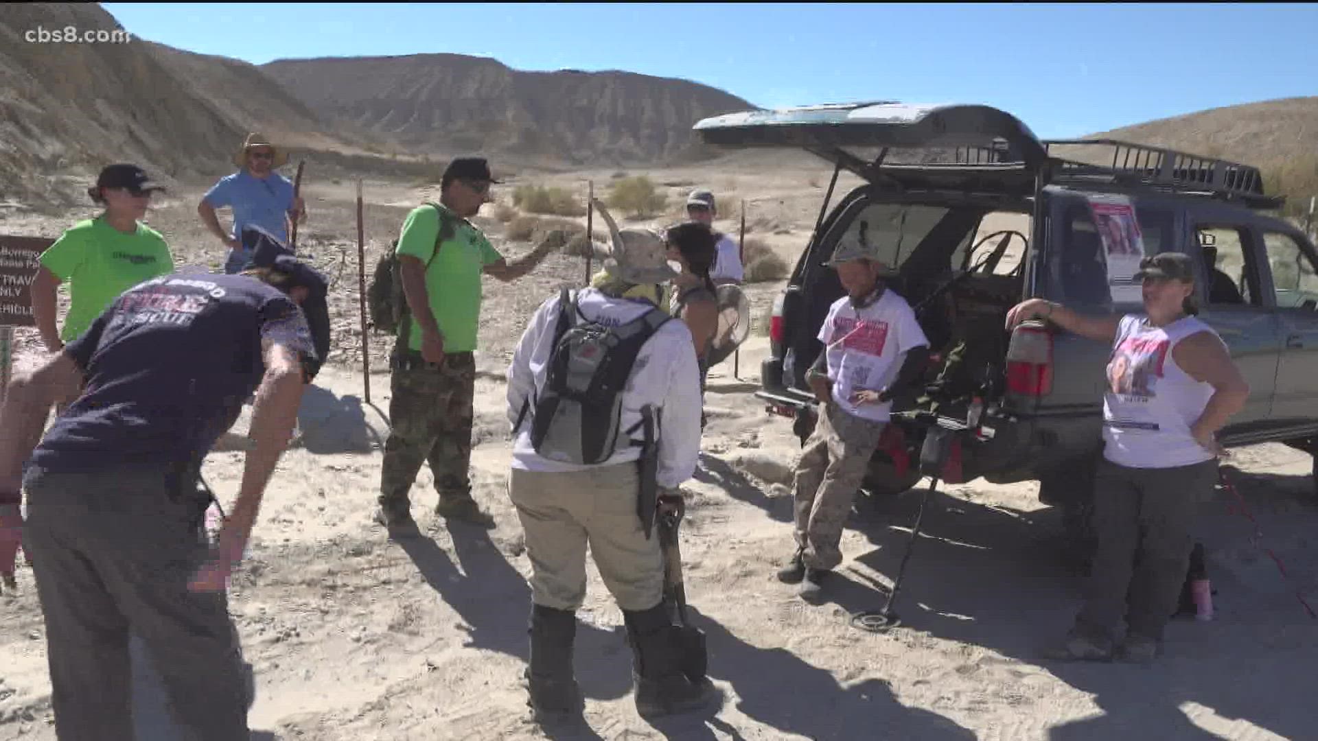 Volunteer teams eye Fish Creek, Salton Sea, and Glamis in search for Maya Millete.