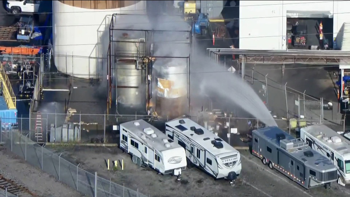 San Diego's Red Cross provides support, as firefighters announce risk of a chemical tank explosion has been eliminated