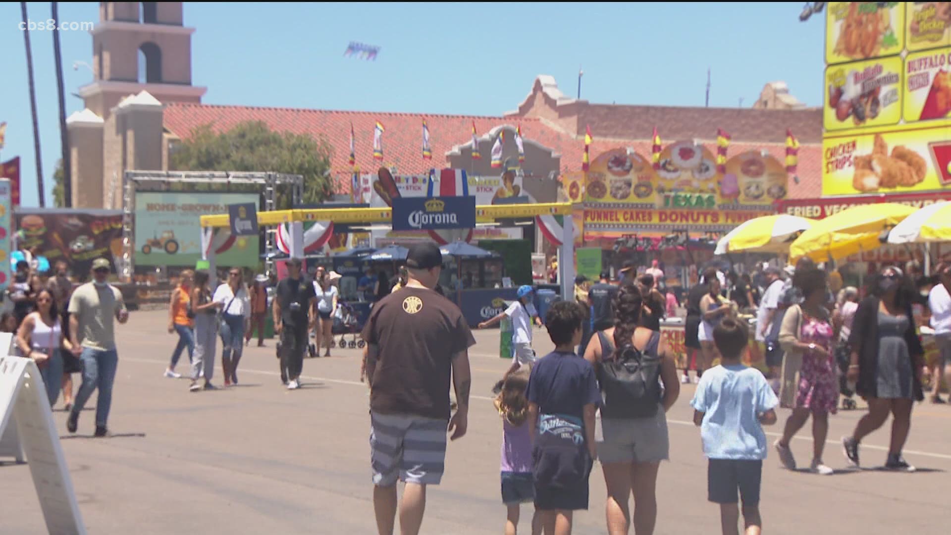 Organizers say they expect to see around 13,000 people come through their doors per day. During normal years the fair sees around 60,000 people per day.