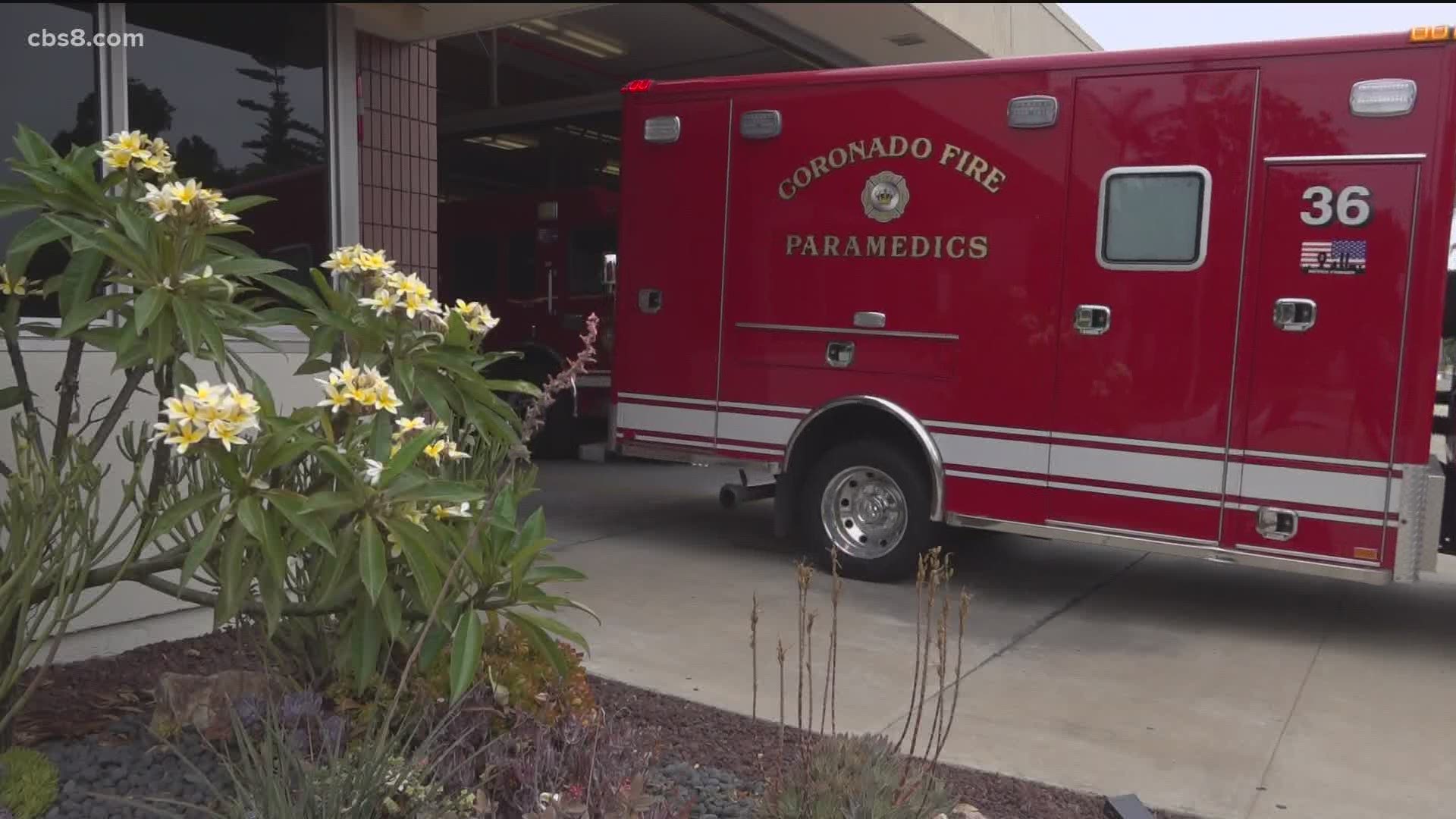 News 8 spoke to the Coronado Fire Department.