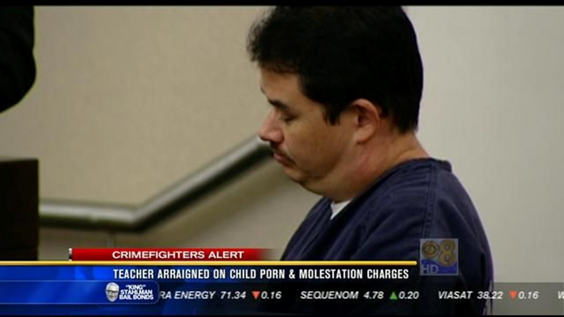 1920px x 1080px - Not guilty plea from South Bay teacher accused of molesting student,  possessing child porn | cbs8.com