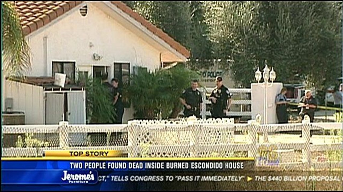 Murdersuicide suspected in deaths of two found after Escondido house fire
