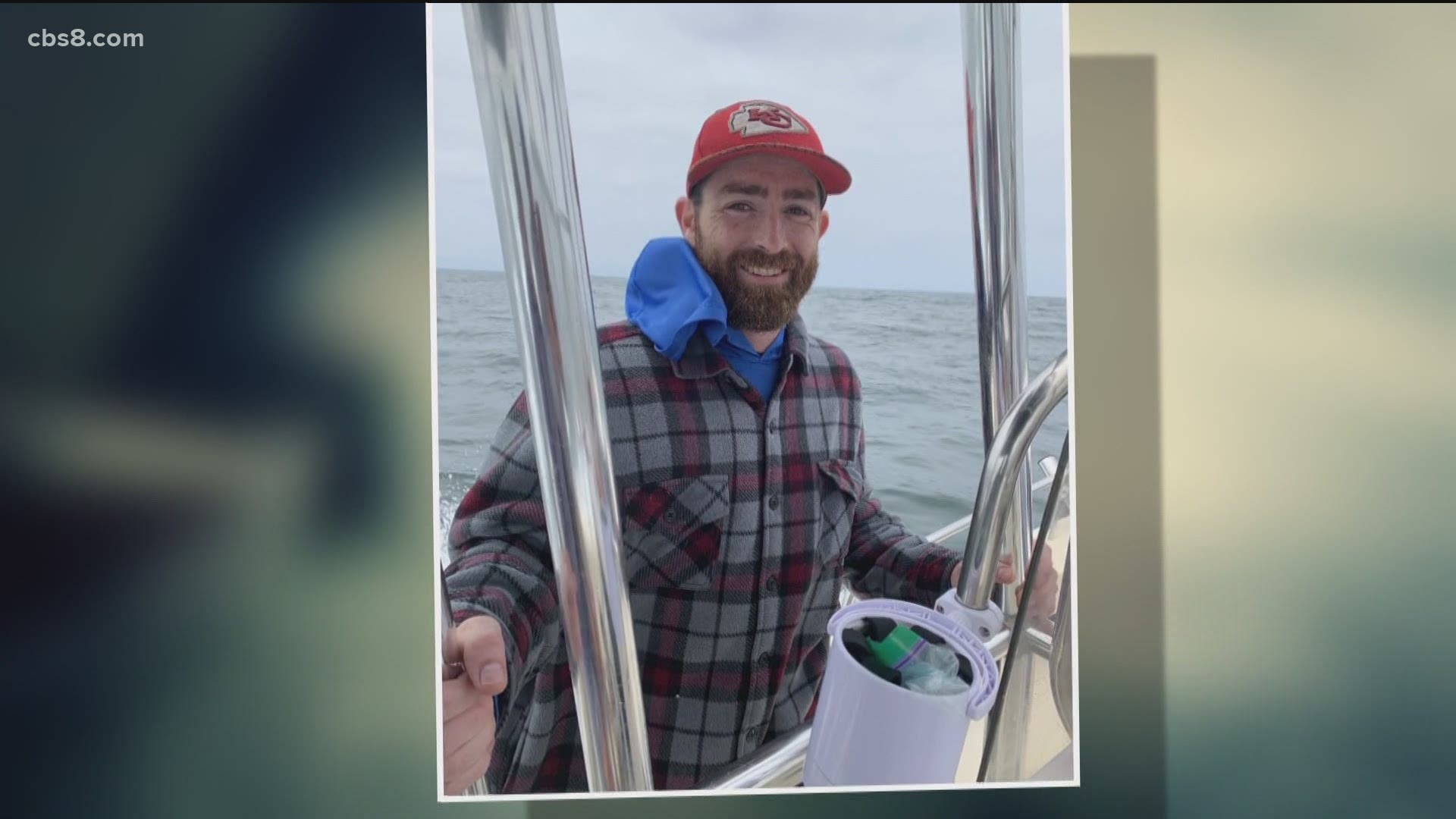 When commercial diver Luke Halmay was scouting for sea urchins about 60 feet under the kelp patties, he came across Steven’s missing items.