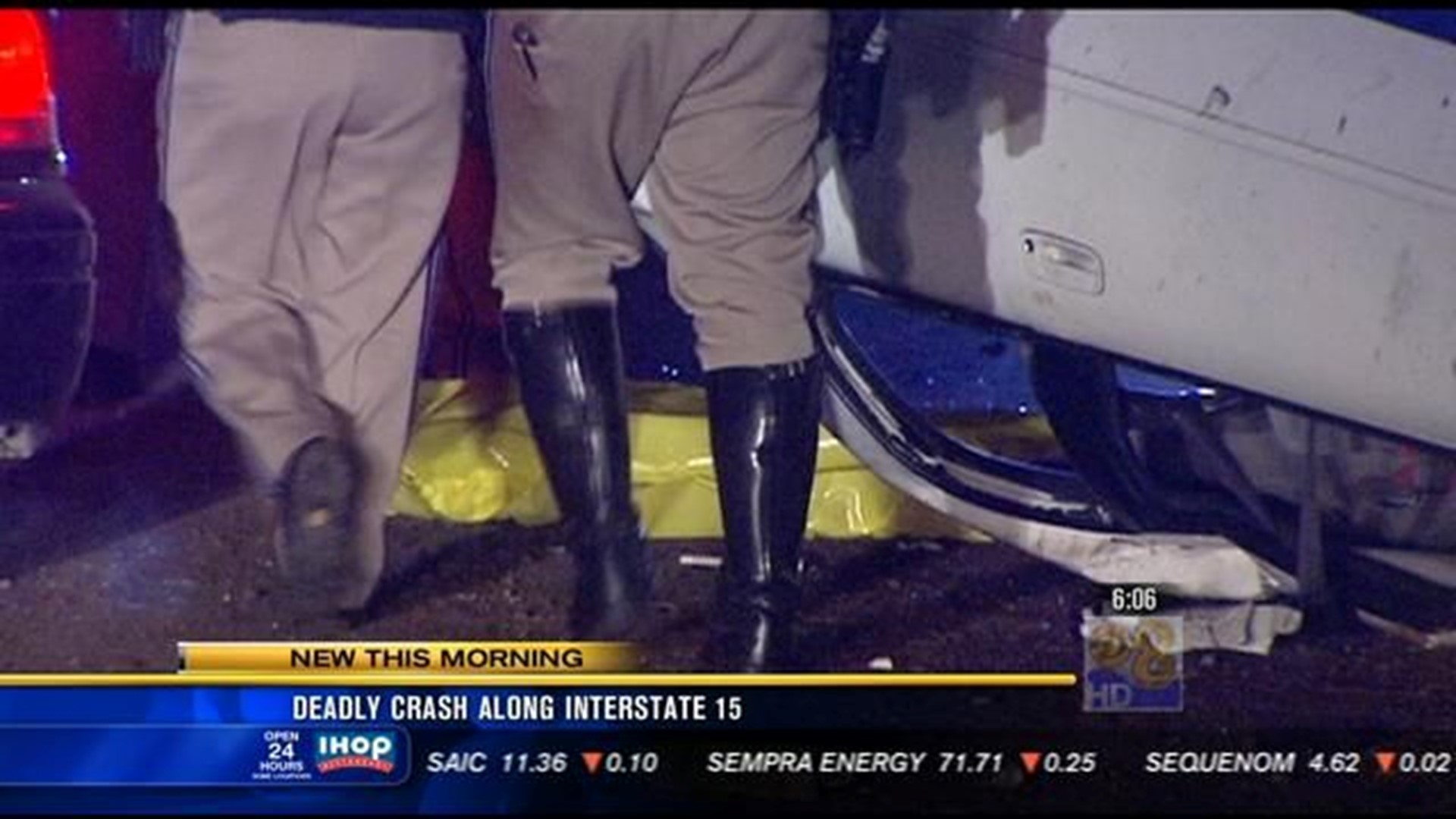 Woman killed in rollover crash on I-15 | cbs8.com