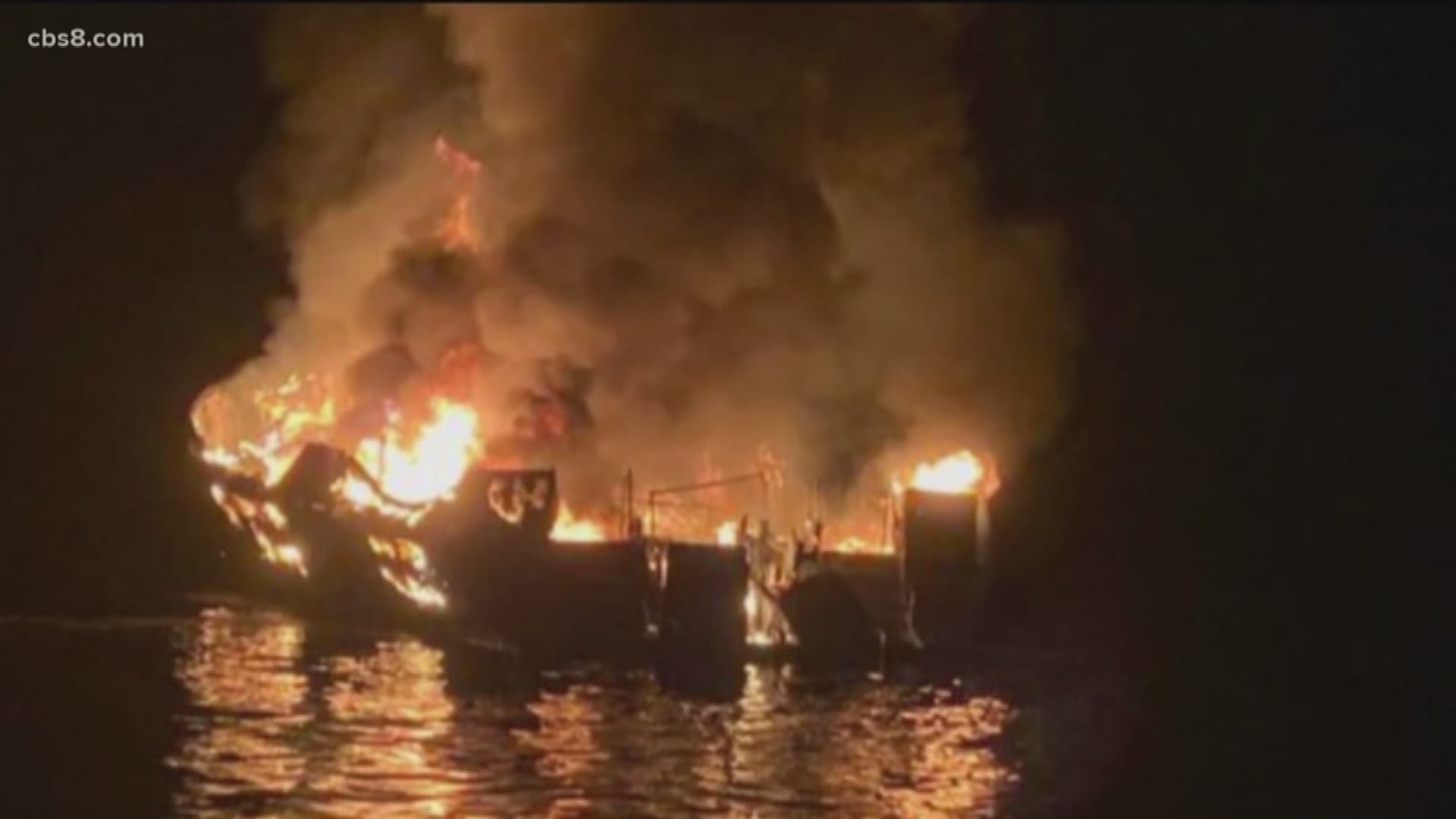 Dozens of people trapped on a scuba diving boat that caught fire off the Southern California coast appear to have died from smoke inhalation, not burns, authorities said Friday.
