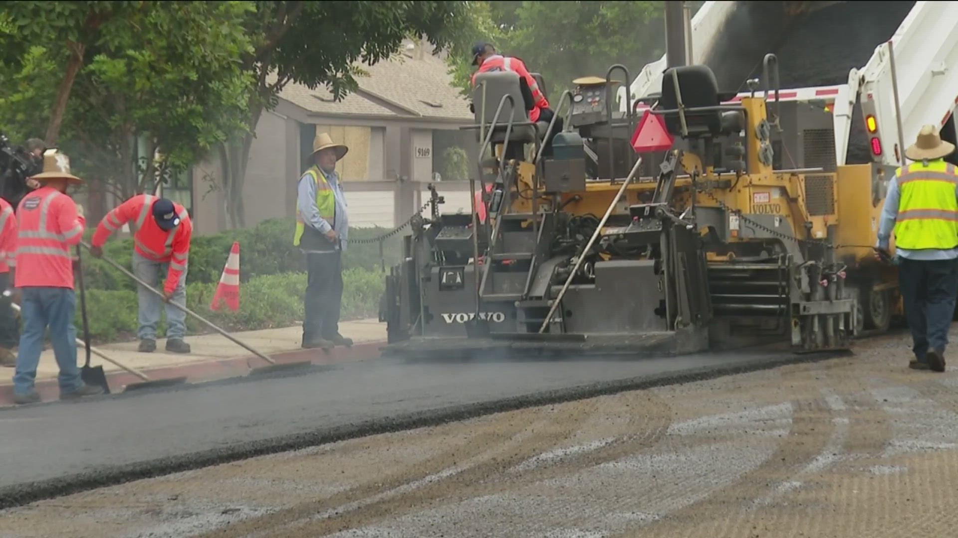 According to the City of San Diego, it's filled more than 400 potholes along Village Glen Drive in the past year.