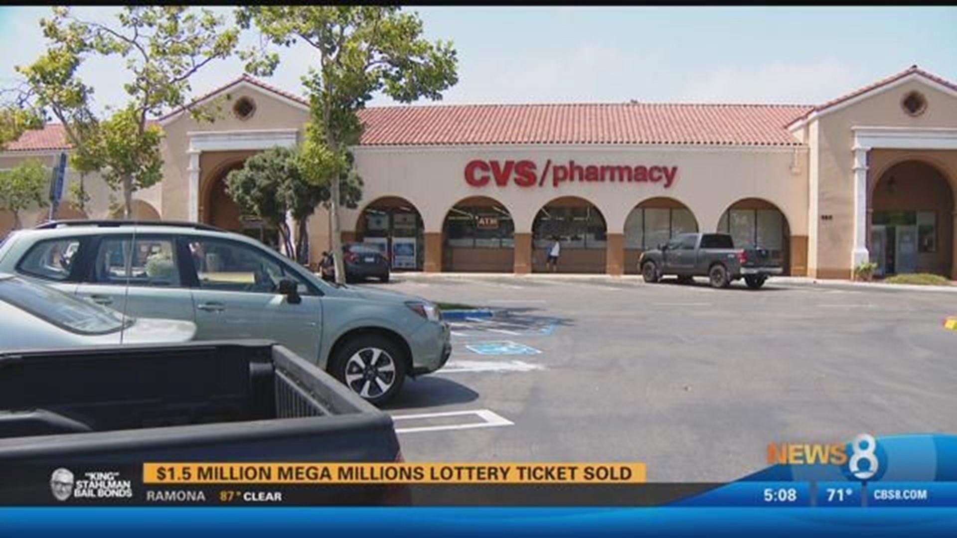 Million Dollar Mega Millions ticket sold in Chula Vista | cbs8.com