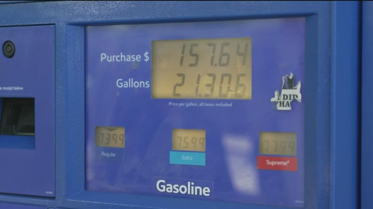 A breakdown of the taxes and fees in California gas prices