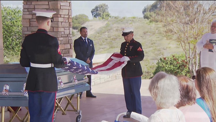 WWII veteran laid to rest at Miramar National Cemetery with full military honors