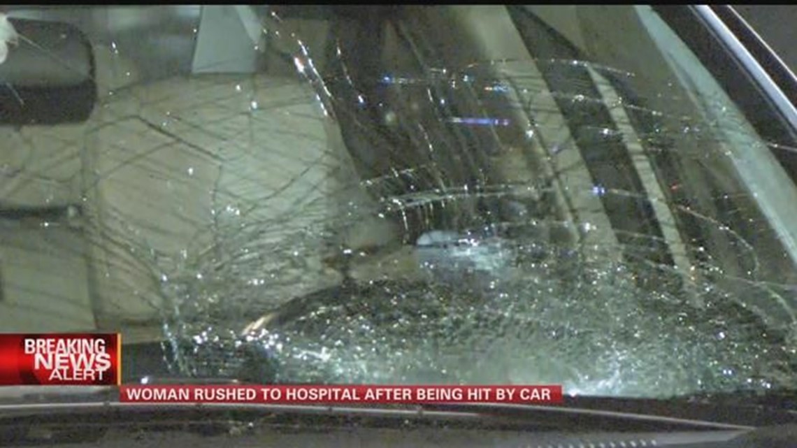 Woman rushed to hospital after being hit by car | cbs8.com