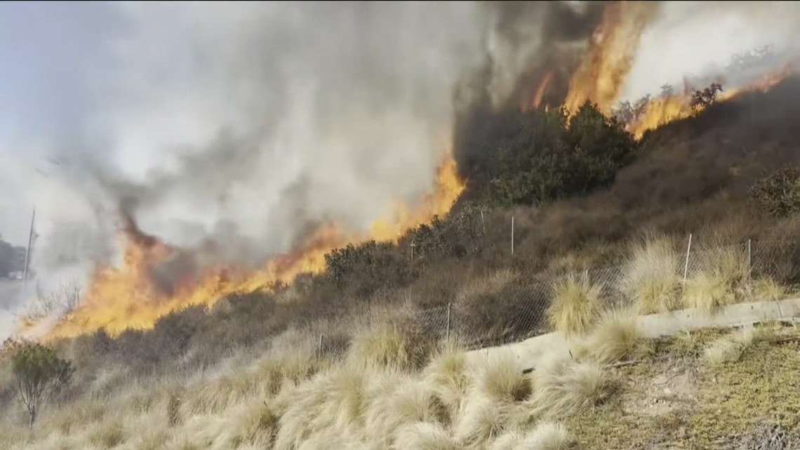Evacuation orders lifted on Friars Fire near Fashion Valley Mall | cbs8.com