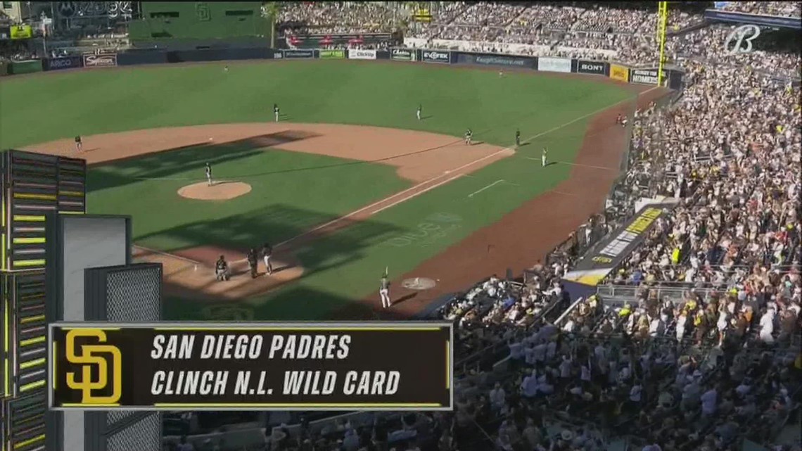 San Diego Padres clinch spot in postseason