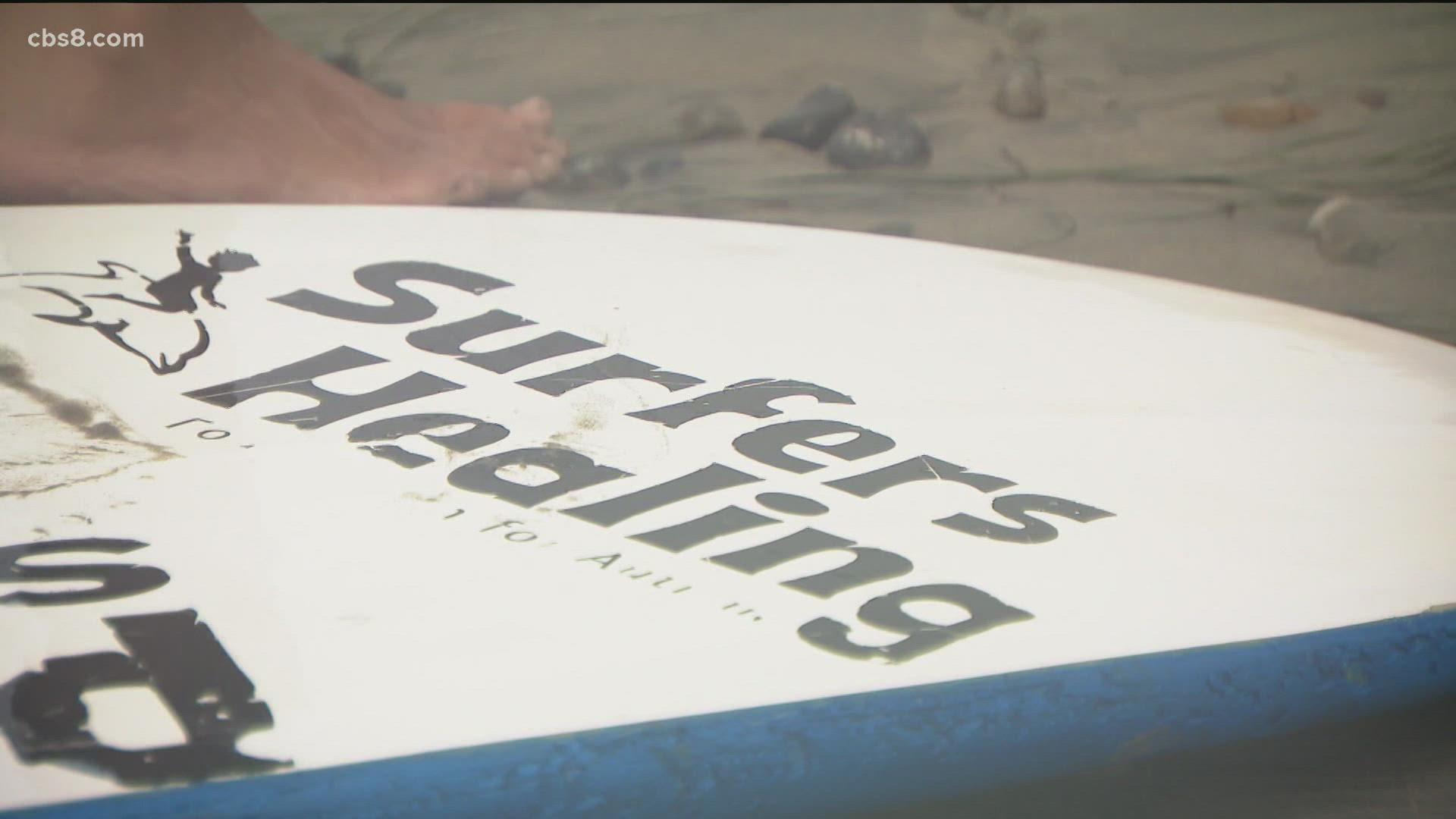 A San Diego native is giving children with autism around the country lessons on how to ride waves