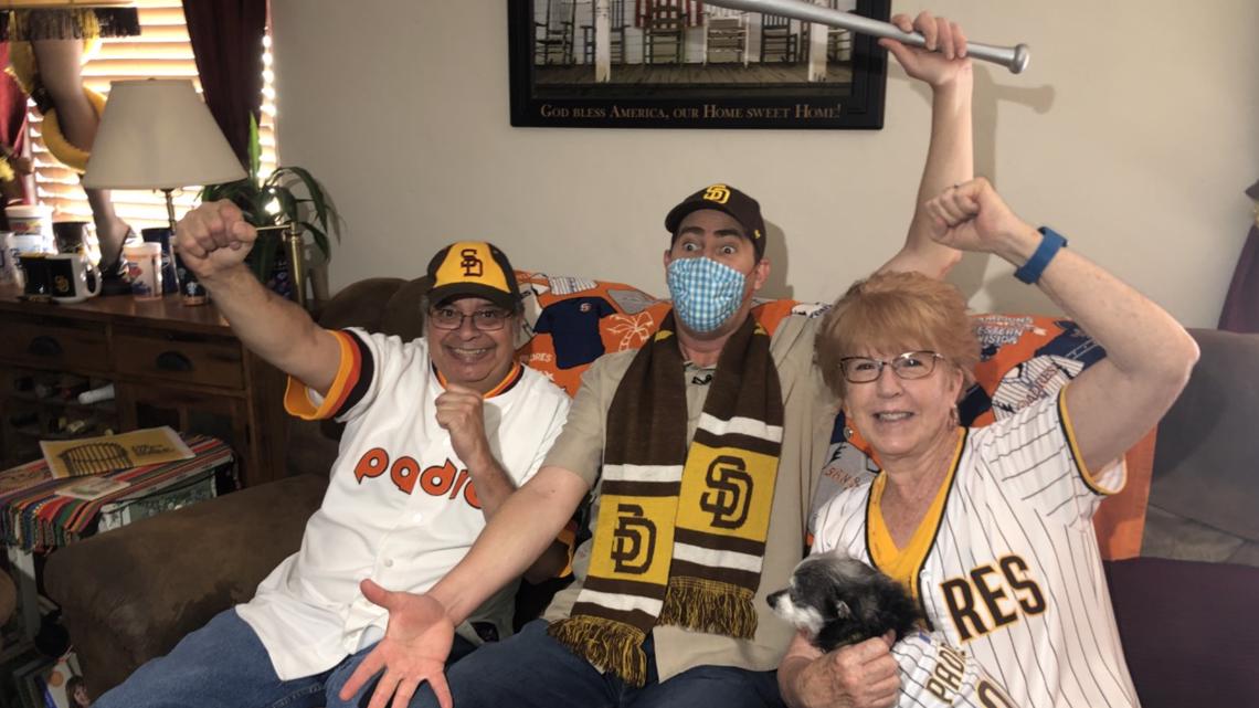 Padre Super Fans' open their home for 'Opening Day
