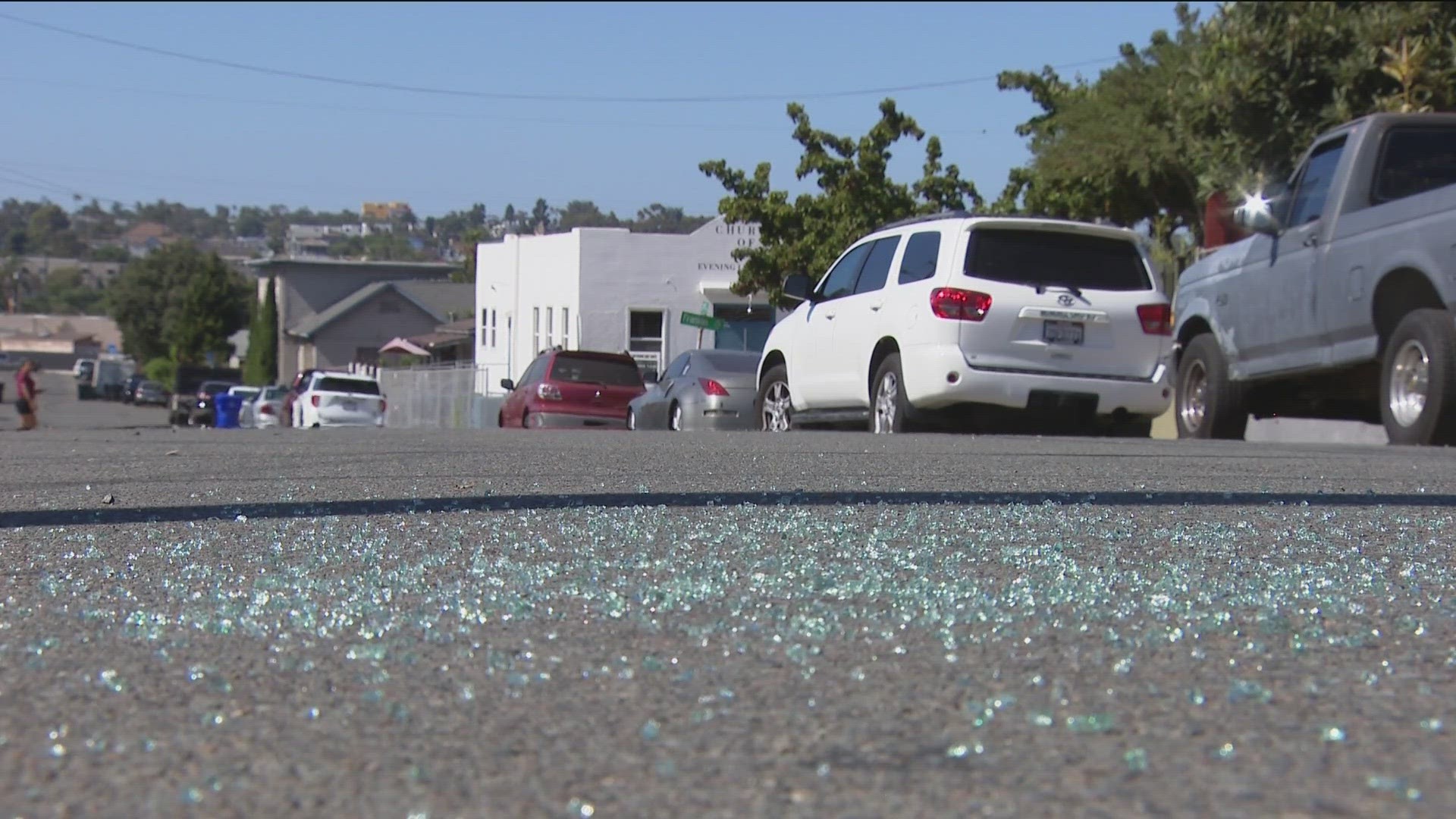 A child reportedly hit by a car in Logan Heights was rushed to Rady Children's Hospital with severe injuries.